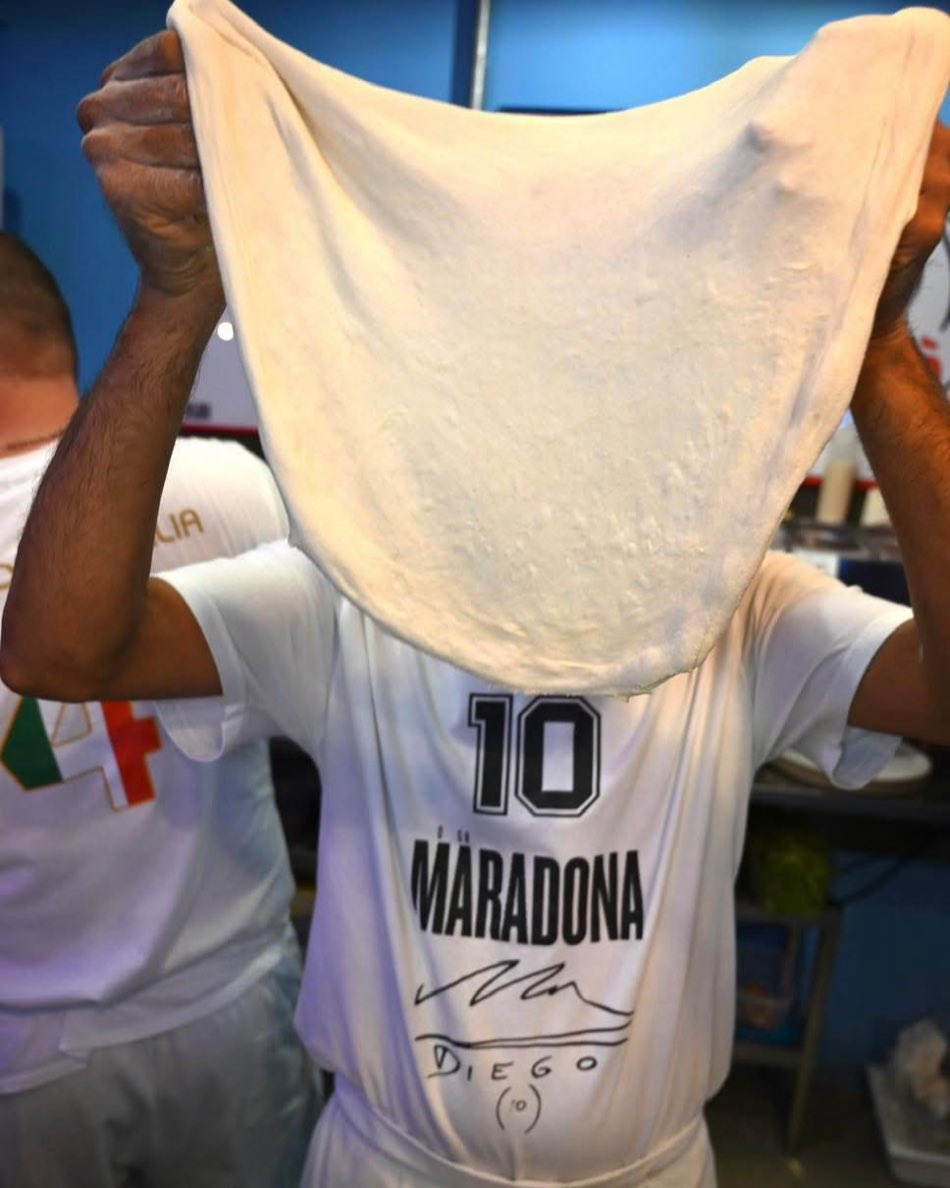 La maglia numero 10 di Maradona